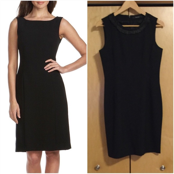 tahari asl black dress
